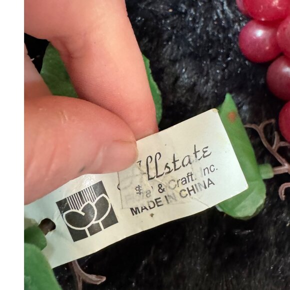 Artificial Decorative Grape Clusters Set Of 3 - Allstate Flora  Craft Grapes - Picture 6 of 7